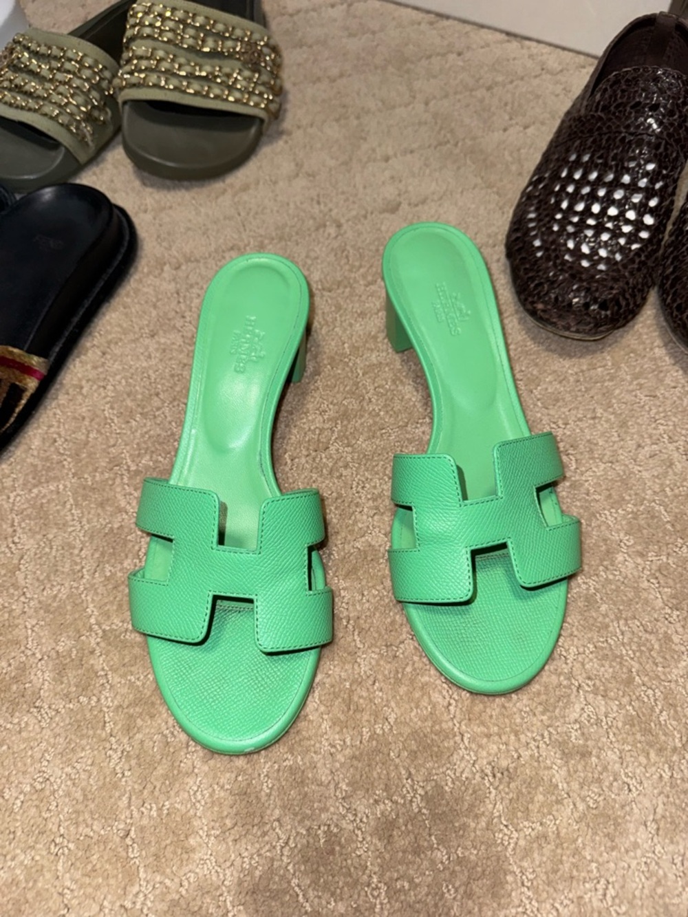 Green Women's oasis Sandals